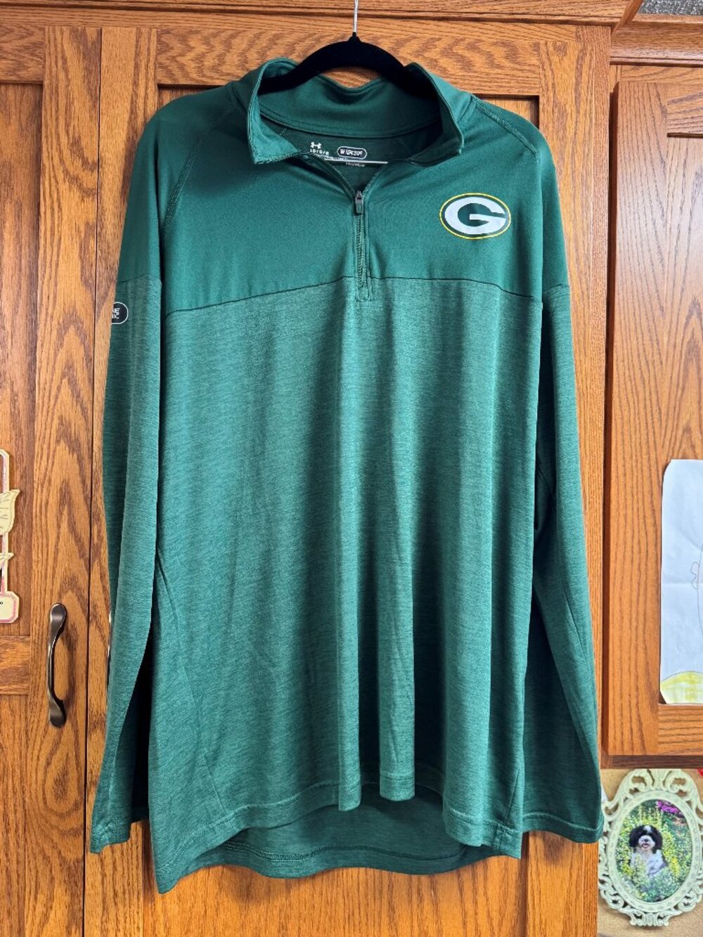 Green Bay Packers Under Armour NFL Combine 1/4 Zip Pullover